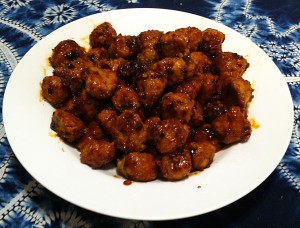 Karl’s Hoisin Turkey Meatballs