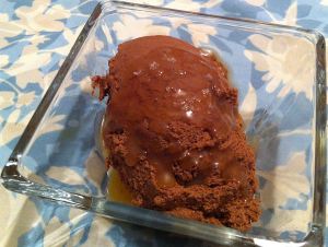 Jan’s Low Sugar Chocolate Mousse with Drambuie Butterscotch Sauce