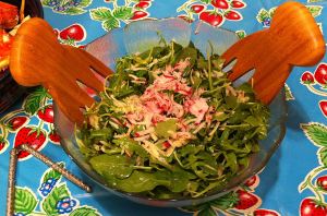 Karl’s Arugula and Spinach Salad