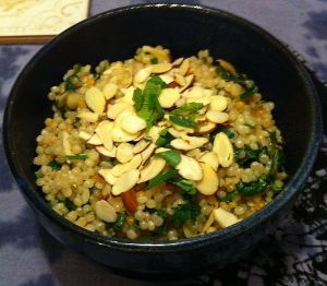 Karl’s Israeli Couscous With Almonds and Mint