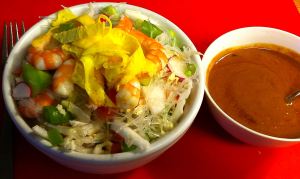 Karl’s Cellophane Noodle Salad with Shrimp