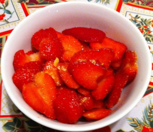 Karl’s Orange Infused Sugared Strawberries