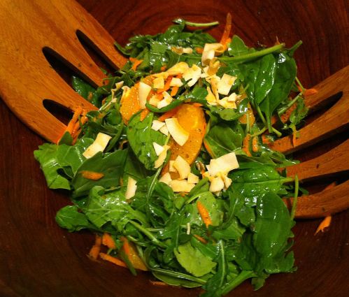 Karl’s Arugula, Spinach, and Orange Salad
