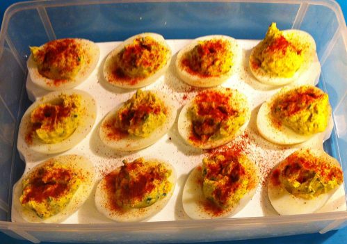 Karl’s Thyme and Chive Deviled Eggs