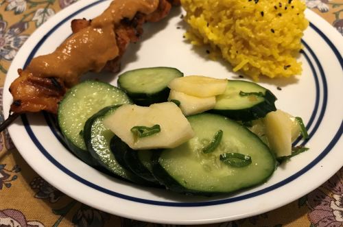 Karl’s Cucumber Apple Salad with Thai Lime Dressing