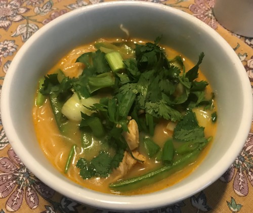 Karl’s Thai Red Curry Chicken Soup