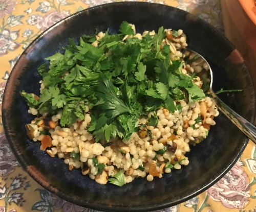 Karl’s Israeli Couscous with Toasted Nuts