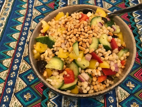 Karl’s Israeli Couscous Salad with Pine Nuts